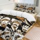 thumbnail image 1 of Trafalgar Law Bed Duvet Cover Funny Anime Cartoon Bedding Sets Lightweight 3 Piece Comforter Sets, 1 of 5