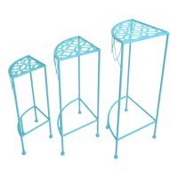 Genérico - Set 3 Mesa Auxiliar Decorativa Esquina Multifuncional Jhn