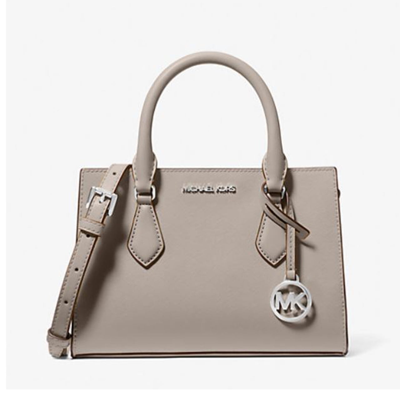 Bolso Michael Kors Sheila Pequeño Gris Perla