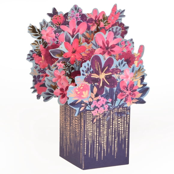 Tarjeta de Felicitación FIAMR 3D Pop‑Up Ramo de Flores