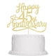 thumbnail image 3 of Cake Toppers Sleyberoy Glitter Happy 45 aniversario, 3 of 7