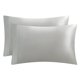 thumbnail image 1 of Juego de fundas de almohada satinadas Juicy Couture, color gris, tamaño queen, x2, 1 of 6