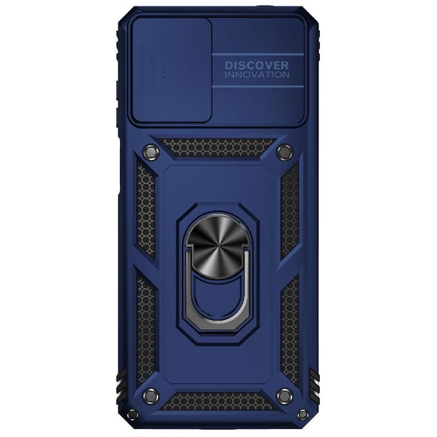 Estuche GANGXUN para Motorola Moto G22, soporte giratorio 360°, estilo mecánico y magnético