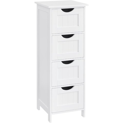 Casa Vinte - Mueble Organizador Blanco Multiuso 4 Cajones Salem