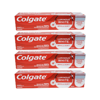 Pack 4 Pasta Dental Colgate Luminous White Brilliant 140G