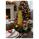 thumbnail image 4 of Pack De 4 Velas Decoración Navidad 25cm Navidad 2025, 4 of 4