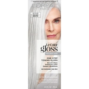 L’Oréal Paris - Tónico Capilar L'Oréal Paris Le Color Gloss Silver White 1 Kit