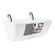 thumbnail image 1 of Bebedero Cubo Comederos Bebedero Dispensador De Agua Comedero Blanco, 1 of 5