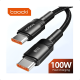 thumbnail image 2 of Cable carga rápida 100w qc 3.0 USB tipo c toocki PD 1 metro, 2 of 3