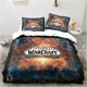 thumbnail image 1 of ing Game World Warcraft Bedding Set Duvet Cover Bed Set Quilt Cover Pillowcase Comforter Size Boys Adult Bed Sheets, 1 of 5
