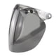 thumbnail image 3 of Escudo de visera a prueba de viento 3 Snap para cascos de motocicleta de cara abierta Visera de casco Escudo de cara Retro Escudo de viento Len Gris oscuro, 3 of 5