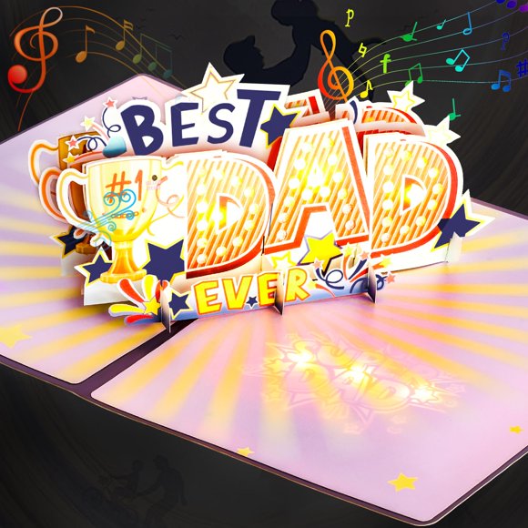 Tarjeta de Felicitación 3D Criamolo Lights & Music Pop Up