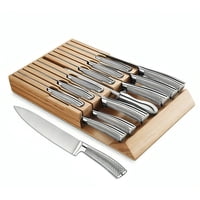 Genérico - Set Cuchillos De Cocina Acero Inoxidable 14Pcs