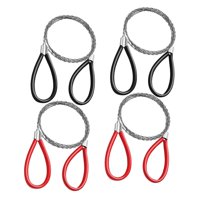 Ioensy - 4X Sierra De Alambre De Metal Sierra De Mano Sierra De Cadena Ligera Para Emergencia Senderismo Caza