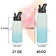 thumbnail image 4 of Botella de agua BJPKPK de acero inoxidable aislada de 1,2 L con 3 tapas, 4 of 7