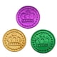 thumbnail image 3 of Monedas de oro de Mardi Gras LKQBBSZ de plástico para buena suerte, 30 unidades, 3 of 4