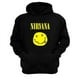 thumbnail image 1 of Polerón Canguro Nirvana Negro Talla M Unisex, 1 of 3