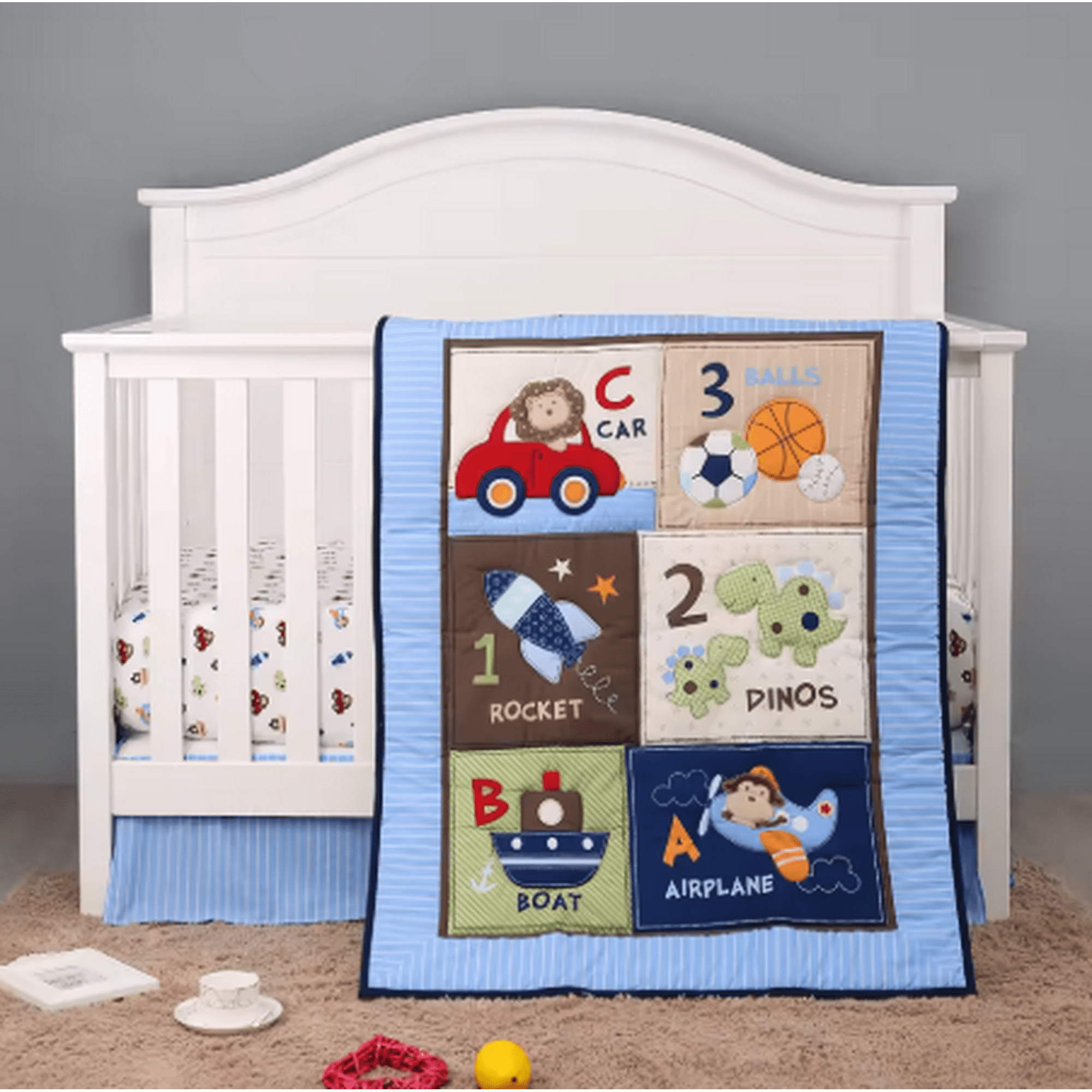 Lapequeteria - Set Ropa De Cuna 5 Piezas