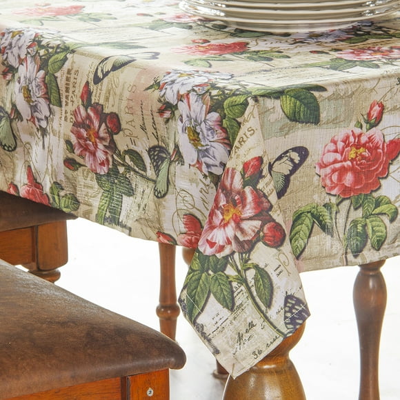 Mantel de tela Linette 150x150 Paris Olive