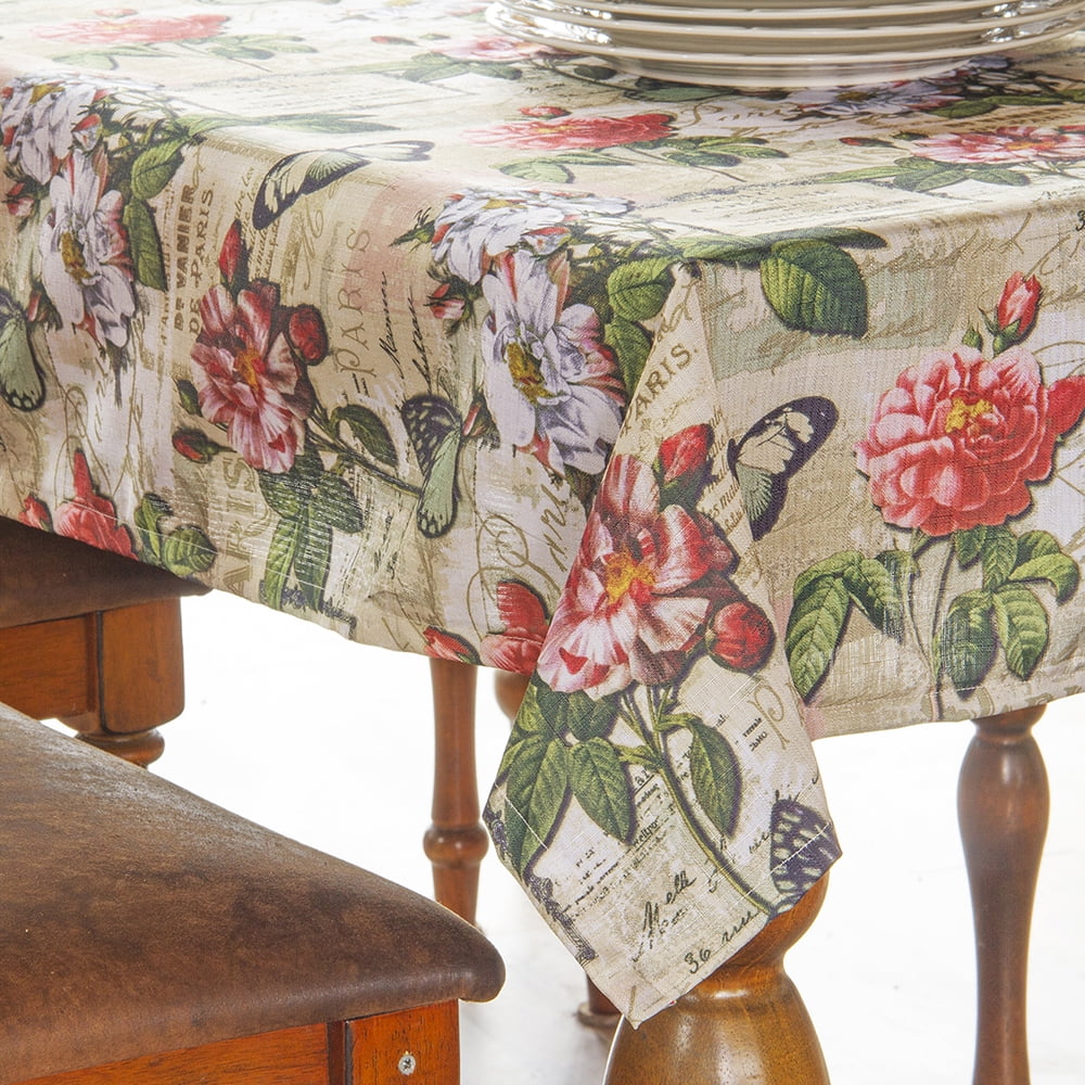 Masel - Mantel De Tela Linette 150x150 Paris Olive