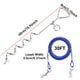 thumbnail image 3 of Cable de amarre para perro Evilplan de 9 m con estaca espiral de 41 cm, 3 of 7