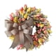 thumbnail image 2 of Corona de puerta delantera, hermosa corona de puerta de primavera completa, coronas de flores artificiales, corona de cartel de bienvenida para fiesta 45cm, 2 of 5