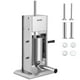 thumbnail image 1 of Embutidora de salchichas VEVOR manual de acero inoxidable 304 con capacidad de 3 litros, 1 of 3
