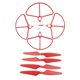 thumbnail image 3 of Cubierta protectora + hélice para aviones de cuatro ejes sin escobillas HS700 rojo, 3 of 5