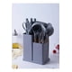 thumbnail image 4 of Set 19 Piezas Utensilios de Silicona Cuchillos y Tabla con Base Organizadora Gris, 4 of 4