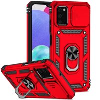 Estuche Gangxun Para Samsung Galaxy A02S, Soporte Giratorio 360°, Estilo Mecánico Y Magnético