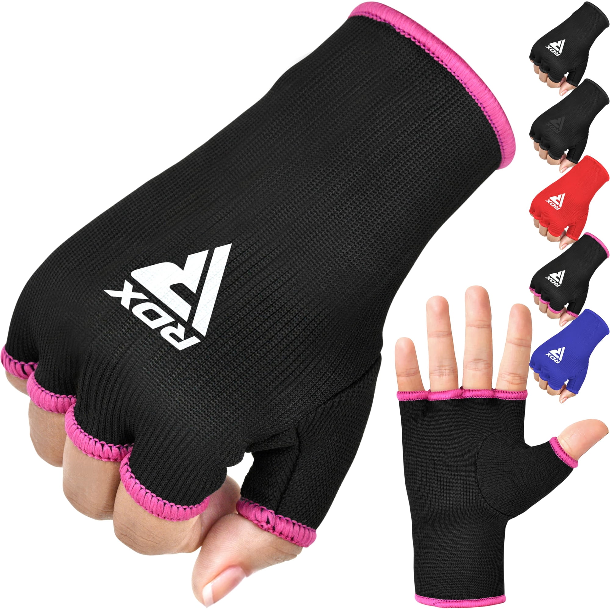Vendajes Elásticos Para Manos Rdx Con Medio Dedo - Guantes Interiores