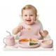 thumbnail image 4 of Set De Alimentación De Silicona Pom Pon Para Bebés Rosa Rosa Claro, 4 of 5