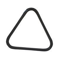 Ioensy - Mesa De Billar, Estante Triangular Para Bolas, Negro, Para Juegos De Interior, Salas De Billar, Sala De Billar Para Bolas De 57Mm