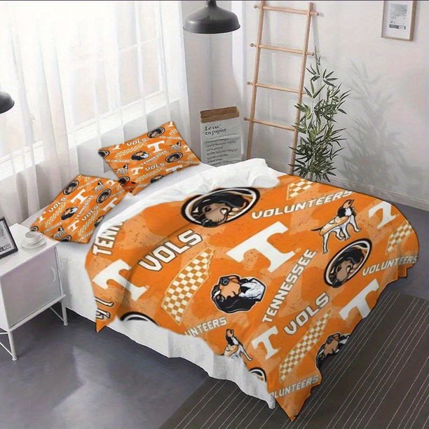 3pcs Tennessee Volunteers Duvet Cover Set - Bedding That Includes Soft Duvet Covers And Pillowcases Suitable for All Seasons