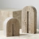 thumbnail image 1 of Arco Escultural Piedra Travertino Decorativo Pequeño, 1 of 10