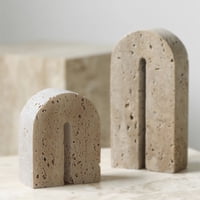 Santú Home & Deco - Arco Escultural Piedra Travertino Decorativo Pequeño