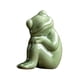 thumbnail image 3 of Estatuilla De Rana En Miniatura Escultura De Mascota De Té Estatua De Rana Pequeña Para Mesa Oficina StyleB 4.5x3.2x5.7cm, 3 of 3