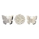 thumbnail image 1 of Set Decorativo Pared Mariposas Flor Arte Blanco Jhn, 1 of 3