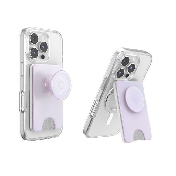 PopSockets Billetera Kick-Out MagSafe Soporte Ajustable Blanco