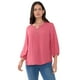 thumbnail image 1 of Blusa Mujer Botones Macramé Rosado Corona, 1 of 5