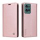 thumbnail image 2 of Funda Billetera de Cuero para Motorola Edge 50 5G con Tarjetero y Soporte - Tapa Magnética Rosa, 2 of 6