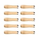 thumbnail image 3 of 10 mangos de lima de madera de repuesto para pulir madera dura, artesanía de carpintería con anillo de metal para atornillar en madera, herramienta de pequeño, 3 of 5
