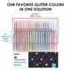 thumbnail image 3 of Juego de bolígrafos de gel Grabie, 42 colores, Rollerball, 1 mm, purpurina, 3 of 8