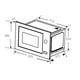 thumbnail image 5 of Horno Microondas Empotrable  Black Matte Grill 25L, 5 of 9