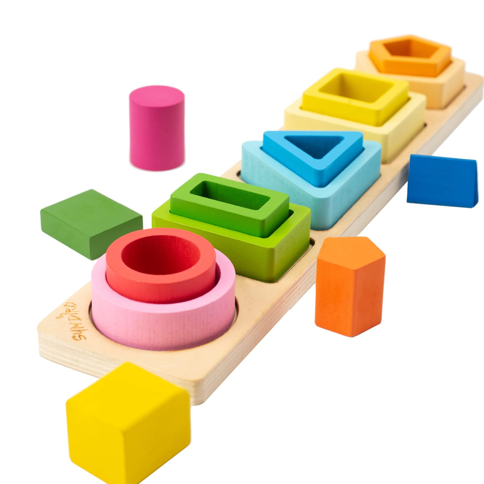 Juguete Apilable Montessori Symdiro Para Niños Y Niñas De 1 A 3 Años