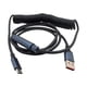 thumbnail image 3 of Cable USB C En Espiral, Cable De Teclado De 1,4 M Para Teclado De Juegos, Tableta, Teléfonos Móviles, 3 of 5