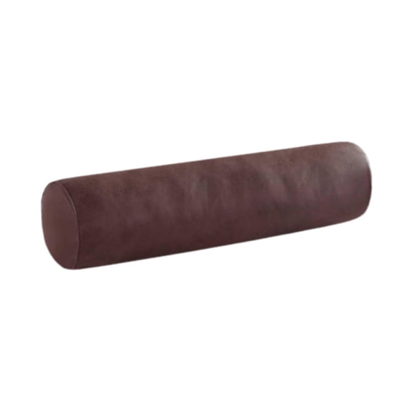 Almohada Cervical Cojín Redondo Rollo de Soporte Y Almohada para El Cuello con Diseño Ergonómico para Apoyo Óptimo Adecuado para El Hogar La Oficina Y Marrón oscuro