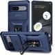 thumbnail image 1 of Funda Armada para Google Pixel 7 con Tapa Deslizante y Soporte Magnético Giratorio Azul, 1 of 5