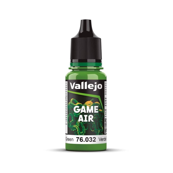 Paint Vallejo Game Air Scorpy Green, 18 ml, para aerógrafo