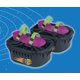 thumbnail image 3 of Zapatos rebotadores Moon Shoes Big Time negros para un máximo de 60 kg, 3 of 9